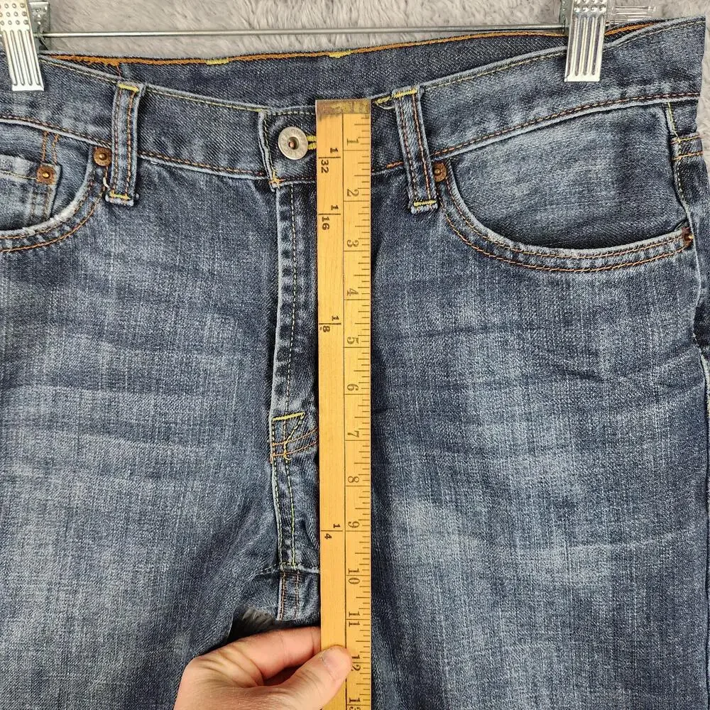 Lucky Brand 361 Vintage Straight Jeans Mens 32x31 Blue Medium Wash Denim Casual